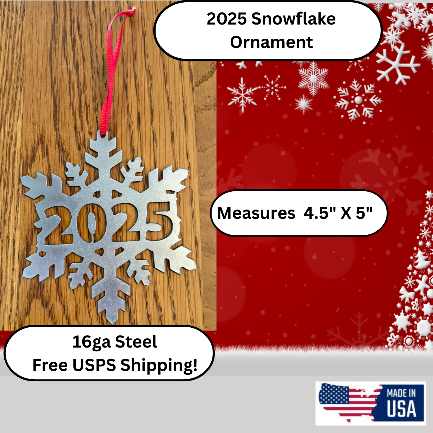 2025 Snowflake Ornament