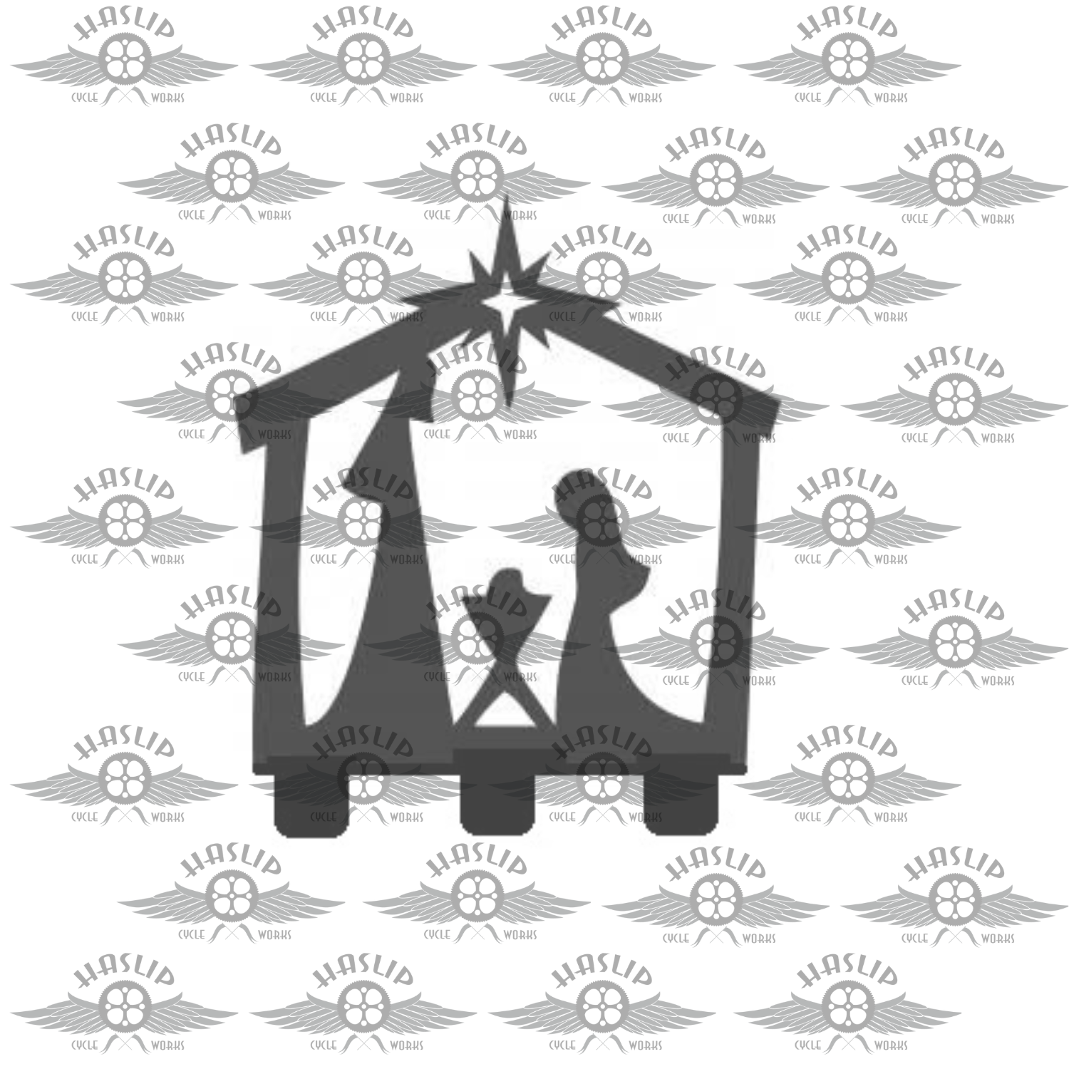 Manger Scene DXF